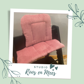 Kidsmill Up! kussenset - ribstof - oud roze