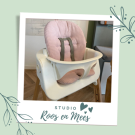 Stokke Steps kussenset - wafelstof - licht oud roze