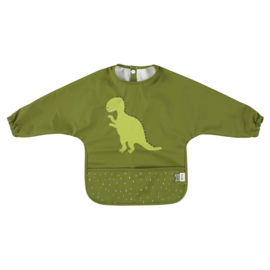 Afwasbaar slabbetje met mouwen - Trixie Mr. Dino