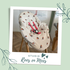 Stokke Steps newborn hoes - decoratiestof -roodborstjes