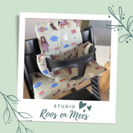 Tripp Trapp kussenset - katoen - leon groen