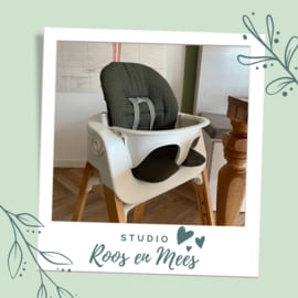 Stokke Steps kussenset - wafelstof - donker groen