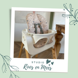 Stokke Steps kussenset - katoen - walvis en boot zand