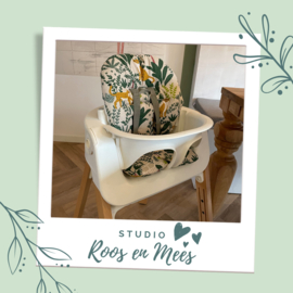 Stokke Steps kussenset - decoratiestof - panter in jungle