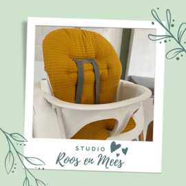 Stokke Steps kussenset - wafelstof - oker