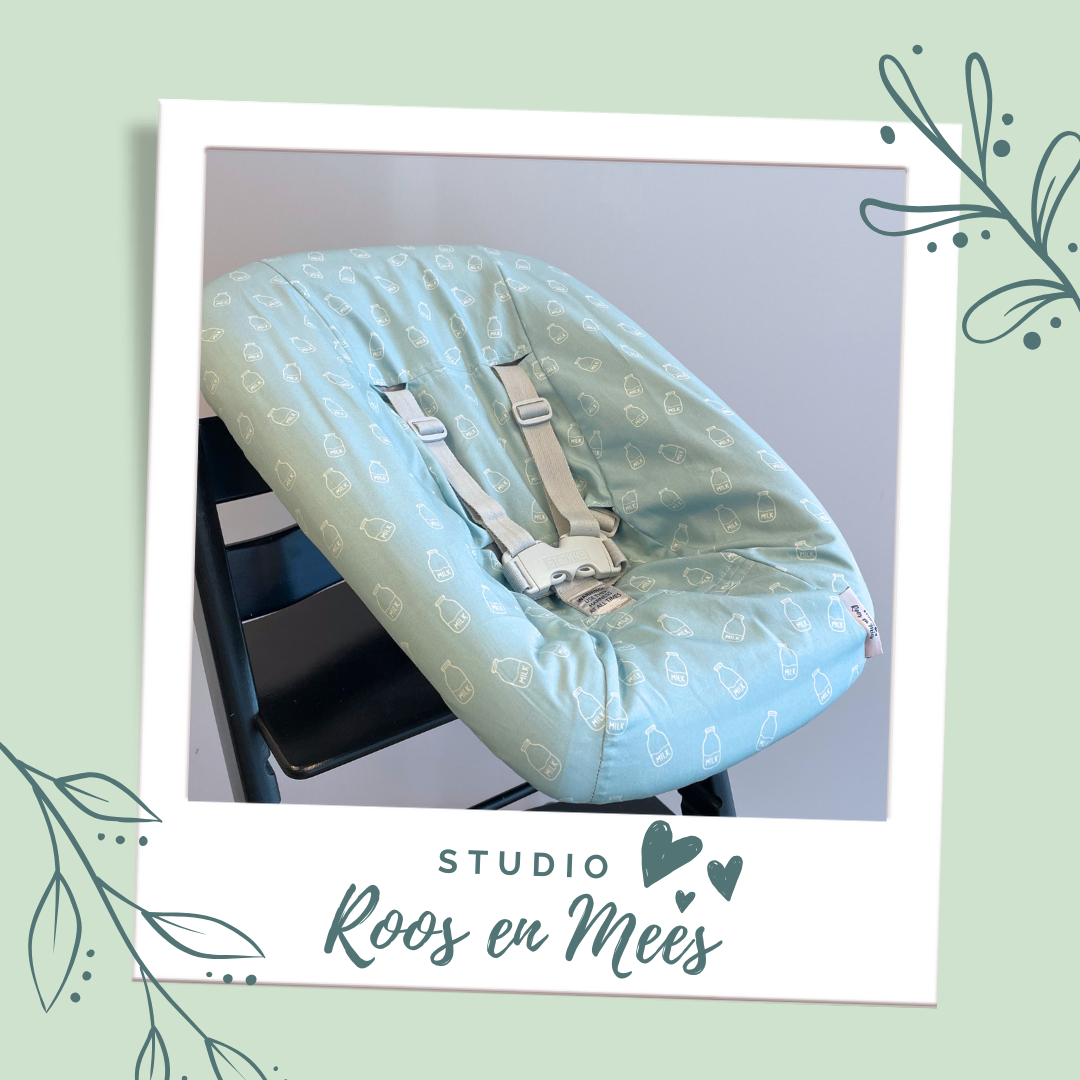 Tripp Trapp newbornset hoes - katoen - melkflessen mint