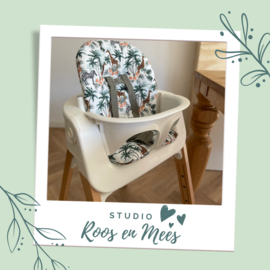 Stokke Steps kussenset - katoen - giraf en bloem
