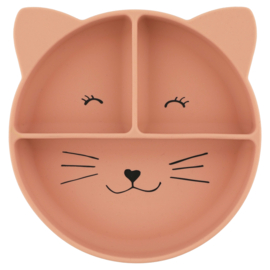 Siliconen bord met vakjes en zuignap - Trixie Mrs. Cat