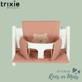 Tripp Trapp kussenset - afwasbaar - Trixie Mrs. Cat