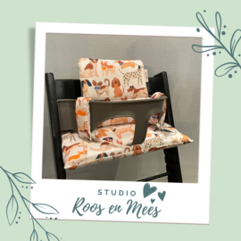 Tripp Trapp kussenset - katoen - blije hondjes