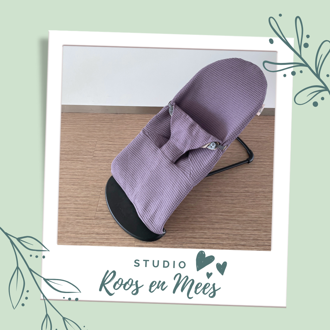 Baby Björn hoes - wafelstof - mauve