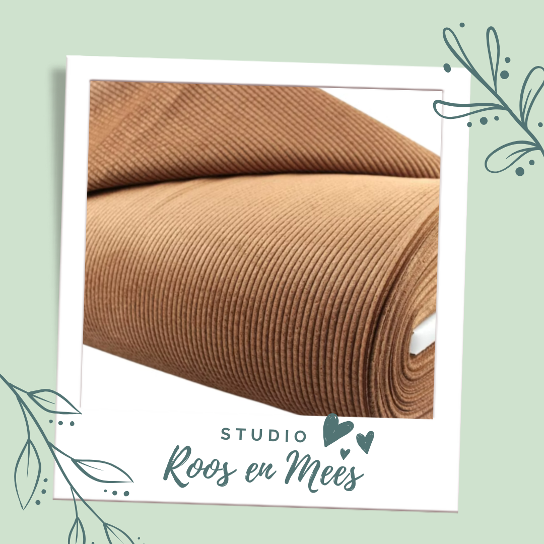Baby Björn hoes - ribstof - cognac