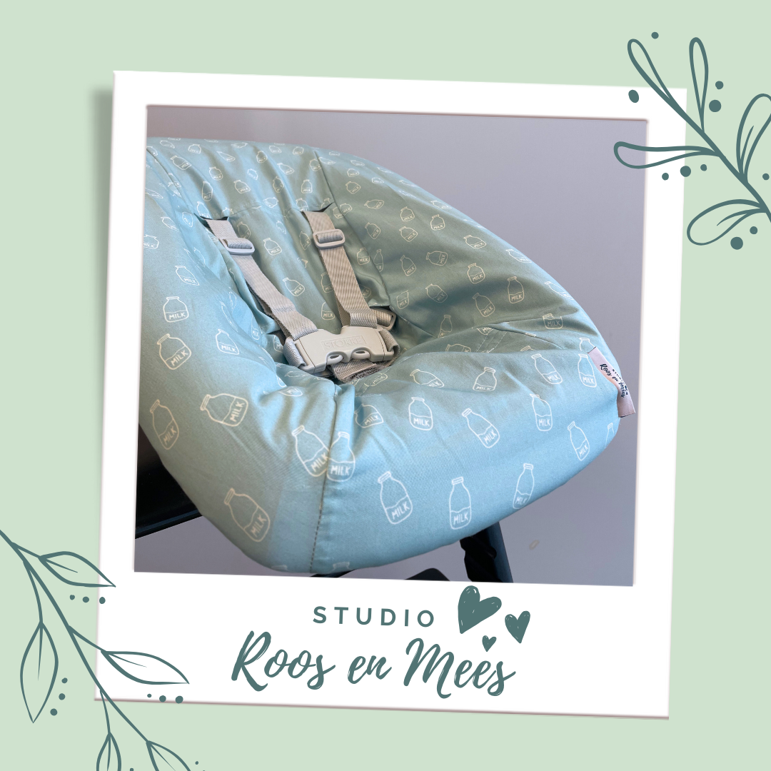 Tripp Trapp newbornset hoes - katoen - melkflessen mint