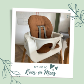 Stokke Steps kussenset - wafelstof - cognac