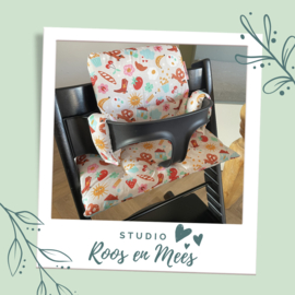 Tripp Trapp kussenset - katoen - bretz grijs