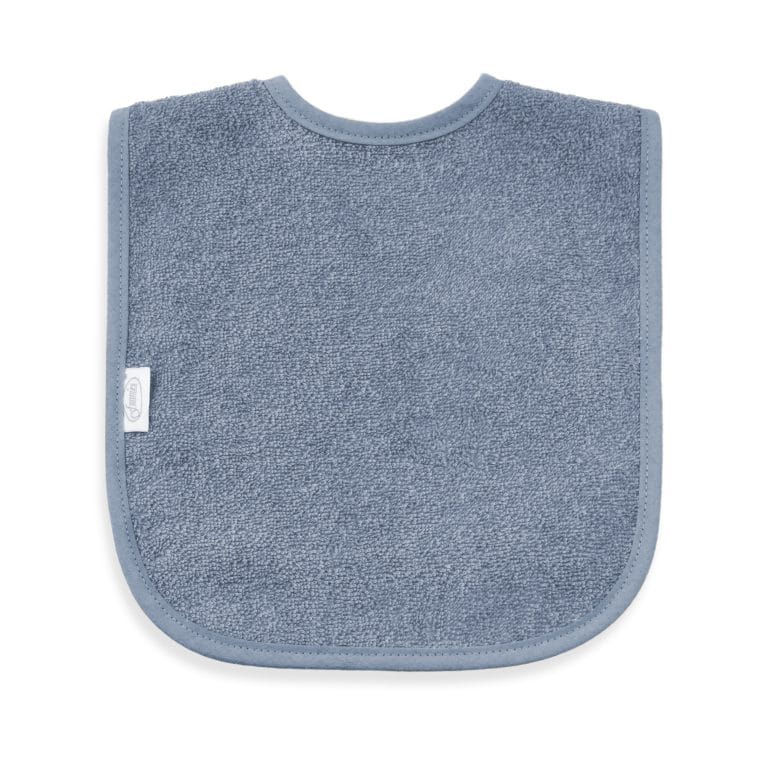 Katoenen slab - uni grey-blue