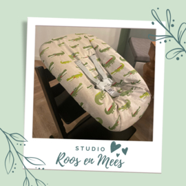 Tripp Trapp newbornset hoes - decoratiestof - krokodillen