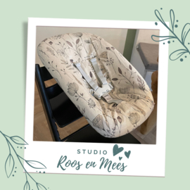 Tripp Trapp newbornset hoes - decoratiestof - botanische bloemen