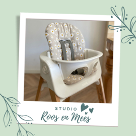 Stokke Steps kussenset - decoratiestof - madeliefjes