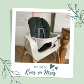 Stokke Steps kussenset - ribstof - donker groen