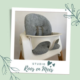 Stokke Steps kussenset - teddy stof - licht grijs