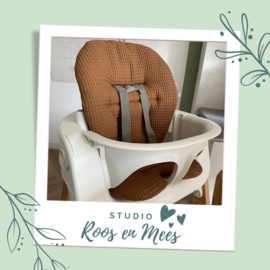 Stokke Steps kussenset - wafelstof - cognac