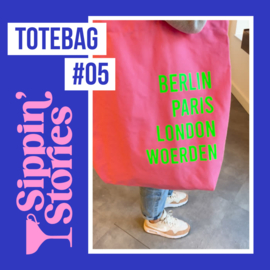 Sippin' Stories - totebag #05 - Grapefruit