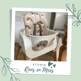 Stokke Steps kussenset - decoratiestof - regenbogen