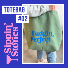Sippin' Stories - totebag #02 - Groen