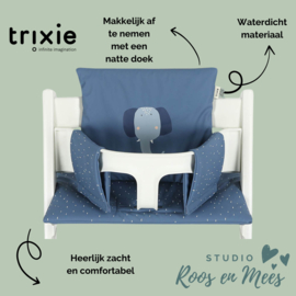 Tripp Trapp kussenset - afwasbaar - Trixie Mrs. Elephant