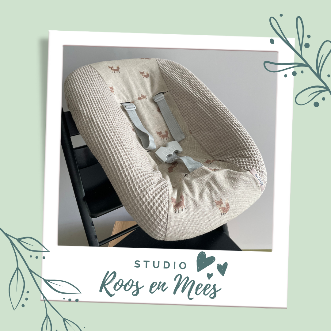 Tripp Trapp newbornset hoes - mix - baby vosjes met wafelstof zand