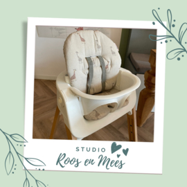 Stokke Steps kussenset - decoratiestof - giraffen