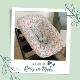 Tripp Trapp newbornset hoes - katoen - bloemetjes op wit
