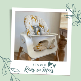Stokke Steps kussenset - decoratiestof - panters oker