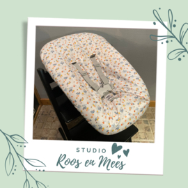 Tripp Trapp newbornset hoes - katoen - vogels en bloemen op wit