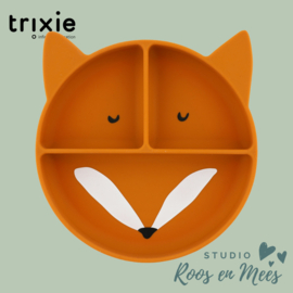 Siliconen bord met vakjes en zuignap - Trixie Mr. Fox