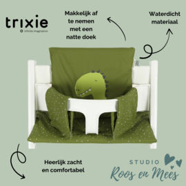 Tripp Trapp kussenset - afwasbaar - Trixie Mr. Dino