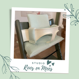 Tripp Trapp kussenset - velours - mint