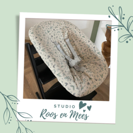 Tripp Trapp newbornset hoes - decoratiestof - mini aquarel takjes