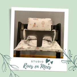 Tripp Trapp kussenset - katoen - poezen in Parijs