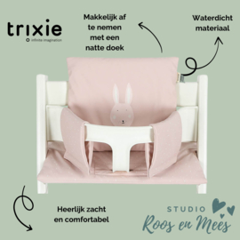 Tripp Trapp kussenset - afwasbaar - Trixie Mrs. Rabbit