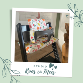 Tripp Trapp kussenset - katoen - fruit en veggies