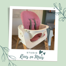 Stokke Steps kussenset - wafelstof - oud roze
