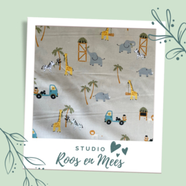 Tripp Trapp newbornset hoes - katoen - jungle dieren met zebra