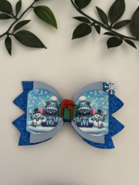Stitch kerst blauw