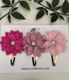 Set van 3 boemen roze