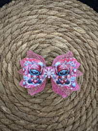 Stitch kerst roze groot