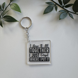 Sleutelhanger Forget