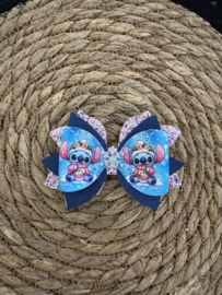 Stitch kerst roze blauw