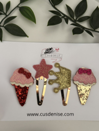 Set van 4 gemengd